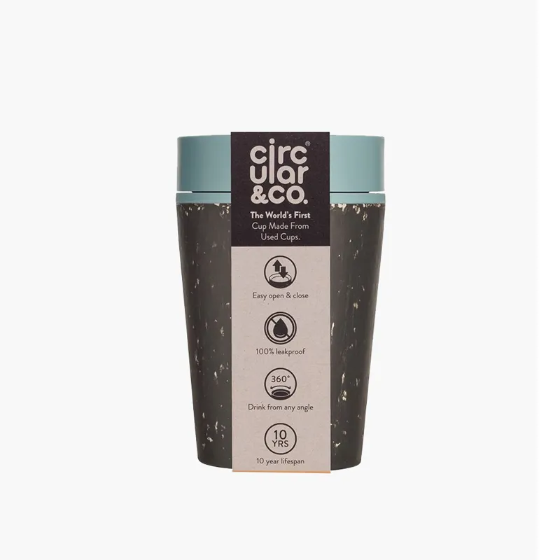 Circular and Co Reusable Coffee Cup 8oz Fareway Blue